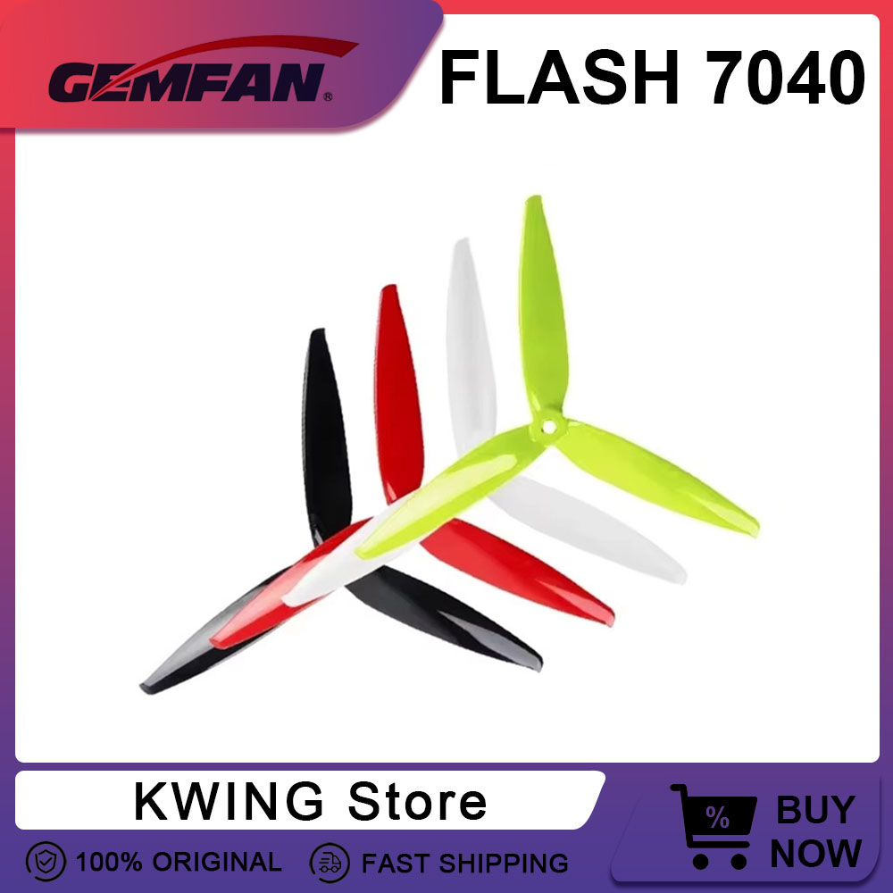 4Pairs / 6Pairs Gemfan Flash 7 - Drone Kit Long Range avis et prix