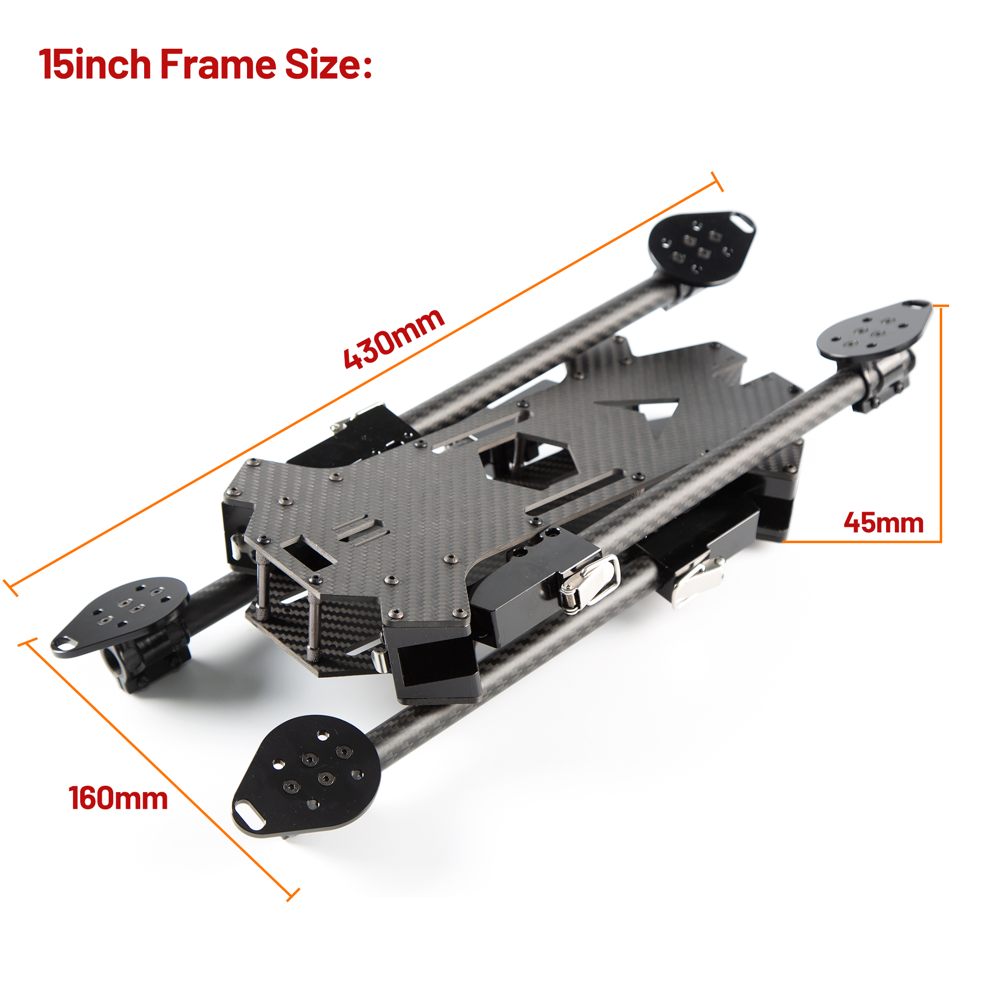 15inch /17inch FPV Carbon Fibe - Drone Kit Long Range avis et prix