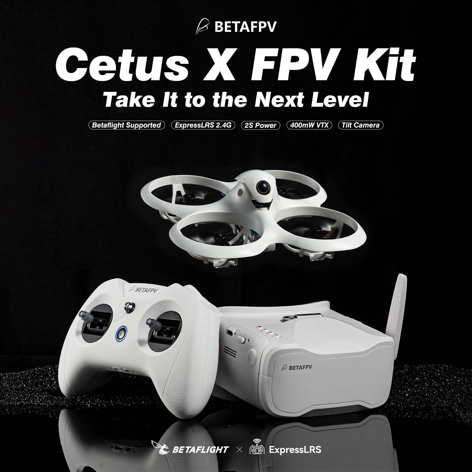 BETAFPV Cetus X FPV Kit Racing - Drone Kit Build Yourself avis et prix