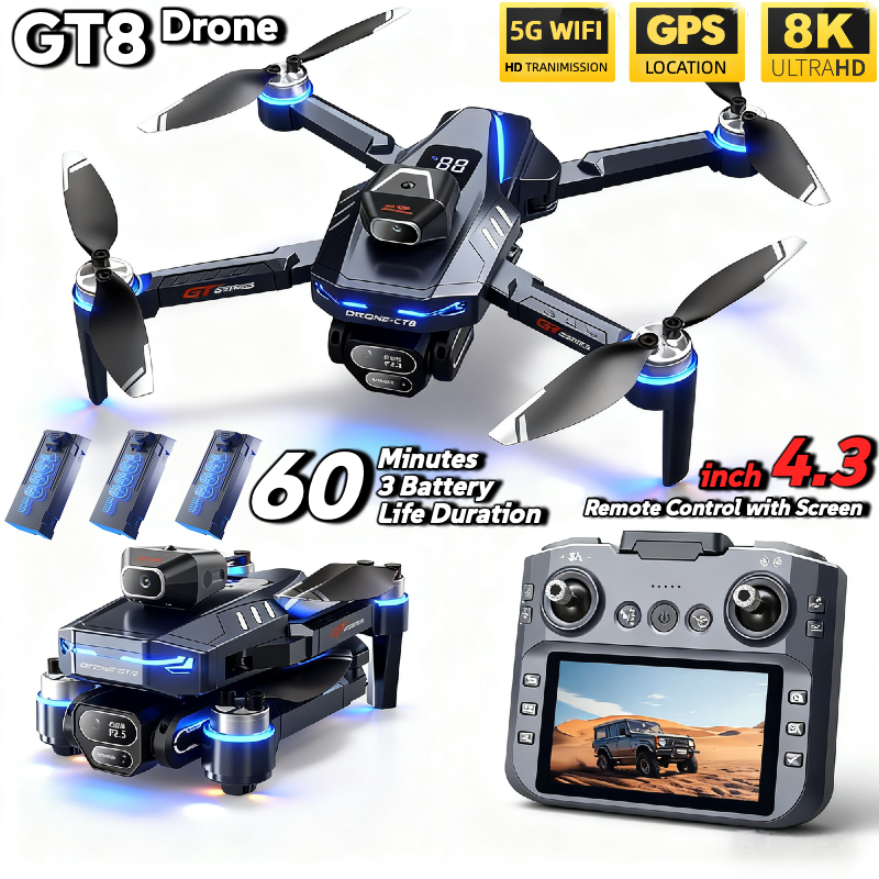 For Genuine GT8 Drone 4K Profe - Drone Kit Long Range avis et prix