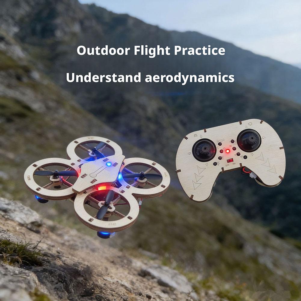 DIY Wooden RC Drone Quadcopter - Drone Kit Octocopter avis et prix