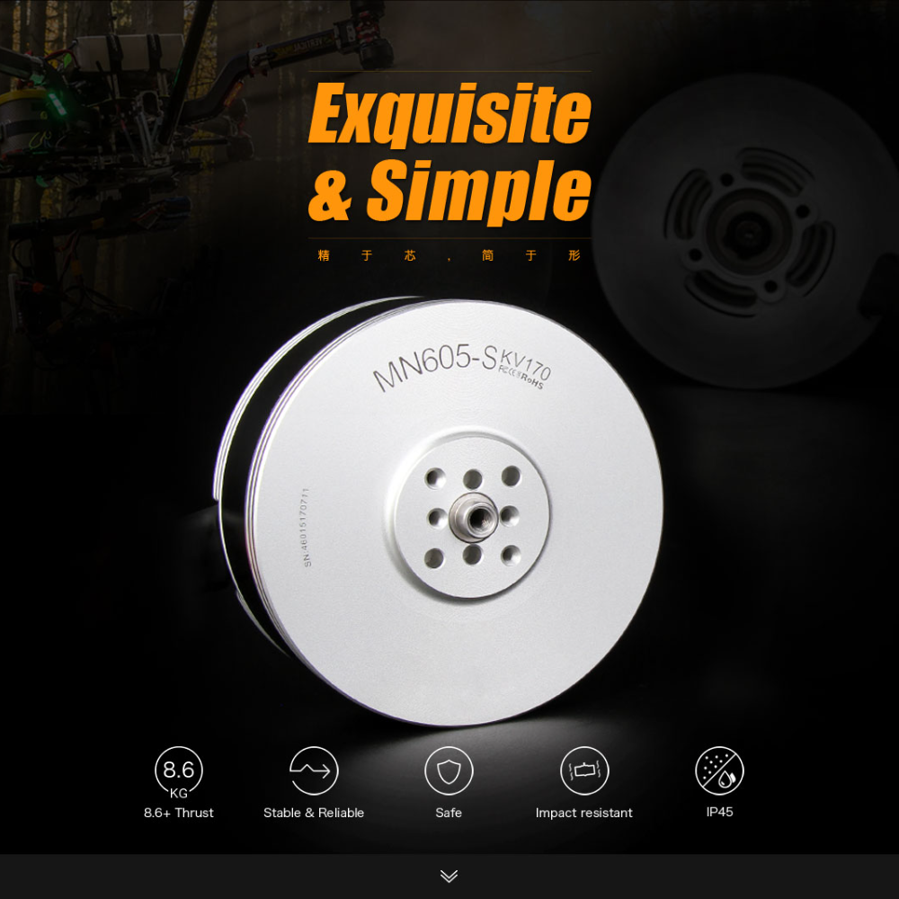 T-MOTOR 2PCS/SET Brushless Mot - Drone Kit Waterproof avis et prix