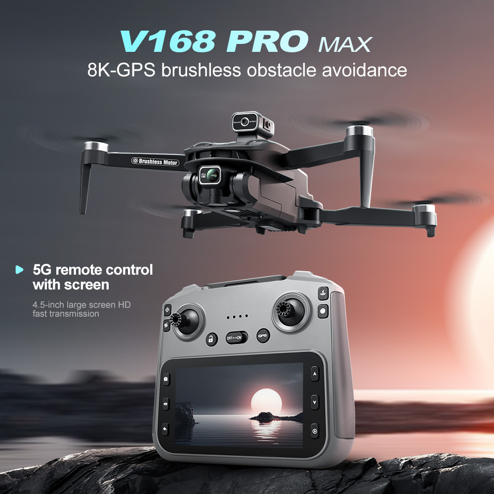Lenovo V168 MAX 8K HD Drone 5G - Drone Kit Long Range avis et prix