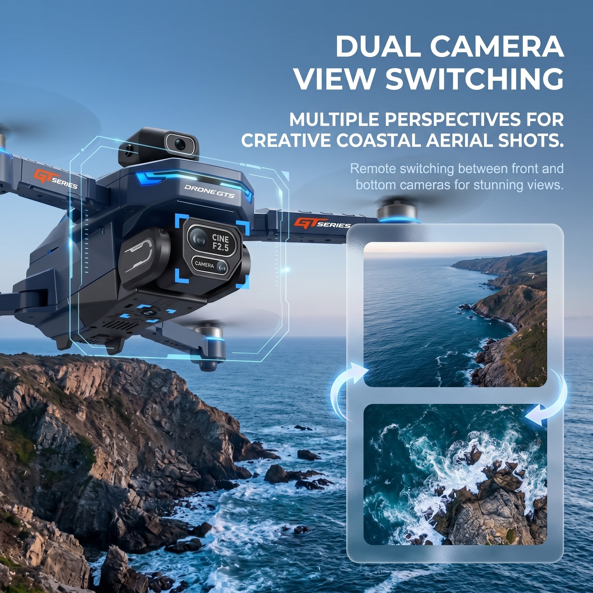 New Drone GT8 8K Professional  - Drone Kit Professional avis et prix